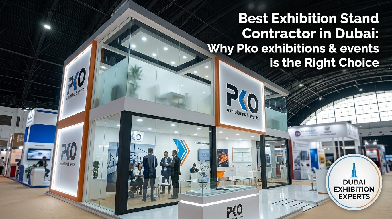 Best Exhibition Stand Contractor in Dubai – Double-Story Stand by PKO Exhibitions & Events