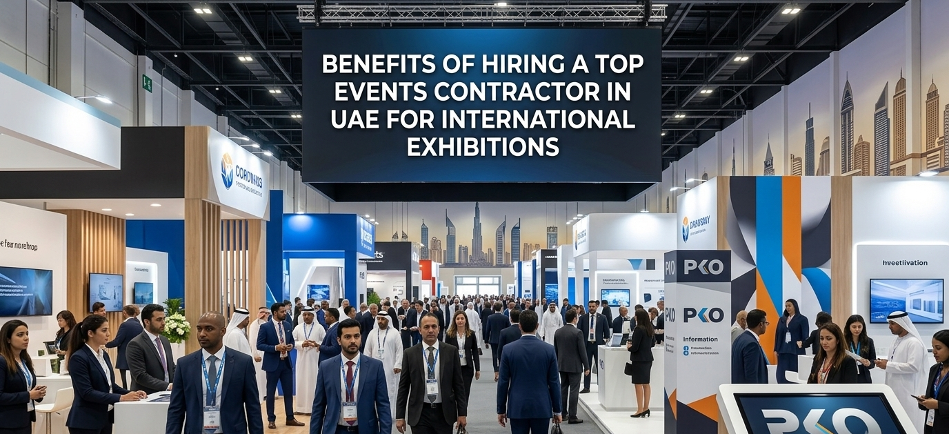 Top Events Contractor in UAE – PKO Booth at International Exhibition